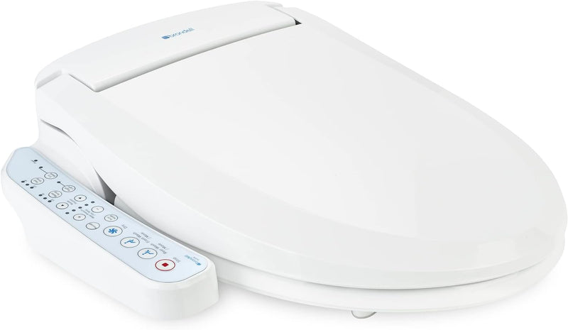 Brondell CL510-RW Swash Electric Bidet Toilet Heated Seat - Light Blue Side Arm Like New