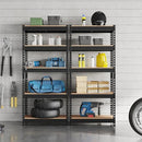 Topeakmart 5 Tier Metal Storage Shelving Unit - Black - Brand New