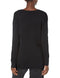 AMAZON ESSENTIALS WOMEN'S LIGHTWEIGHT LONG-SLEEVE V-NECK TUNIC SWEATER BLACK S - Brand New