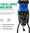 Landworks Wood Chipper Shredder Electric 17:1 Reduction 15-Amp 1800 Watts - BLUE - Like New