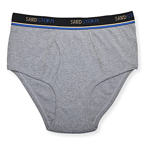 SSM256 Sand Storm Mens Boxer Briefs or Briefs 6-Pack 3XL Blue/Black/Grey - Brand New