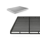 ZINUS QUICK LOCK METAL SMART BOX SPRING 4 INCH MATTRESS FOUNDATION FULL WHITE - Like New