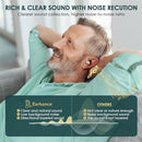 EARHANCE DIGITAL HEARING AIDS RECHARGEABLE NOISE CANCELING - GOLD - Like New