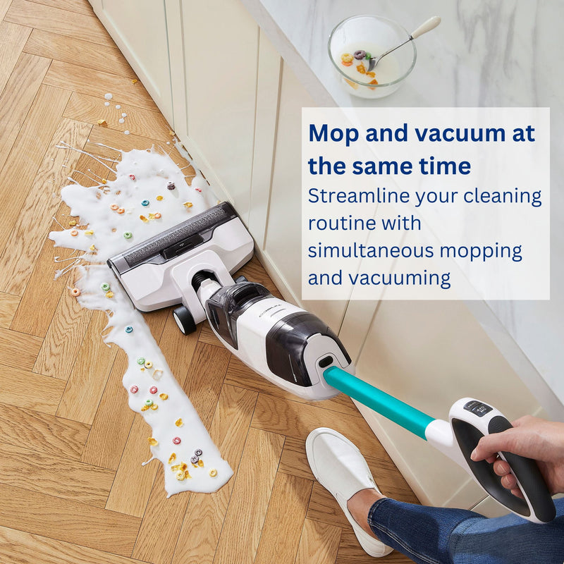 TINECO IFLOOR 2 MAX CORDLESS WET/DRY VACUUM CLEANER AND HARD FLOOR WASHER - BLUE - Like New