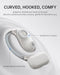 Baseus Open-Ear Headphones, Hi-Res Wireless Audio with LDAC, Rich Bass, White - Like New