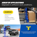 Goodyear Material Lift Winch Stacker Pallet Truck Dolly 330 Lbs 40" Max Lift - Like New