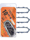 NEOTEC Chainsaw Chains, 10'' Bar, S40 Chain, 3/8 HP chainsaw, 3 chains pack - Like New