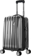 Olympia U.S.A. Luggage Titan 21" Expandable Carry-On Hardside Spinner - BLACK - Like New