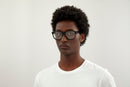 GUCCI GG0004O 001 FULL RIM RECTANGLE GLASSES, 53MM - BLACK - Like New