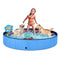 JECOO DOG POOL LARGE DOGS KIDDIE HARD PLASTIC FOLDABLE BATHING TUB - BLUE - Like New