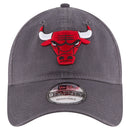 NEW ERA MEN'S CHARCOAL CHICAGO BULLS TEAM 2.0 9TWENTY ADJUSTABLE HAT - Like New