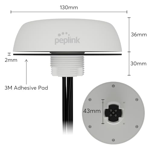 PEPLINK MOBILE 22G 2X2 MIMO CELLULAR HIGH BANDWIDTH DUAL-BAND WI-FI - WHITE - Like New