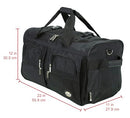 ROCKLAND ROLLING DUFFEL BAG 22" PRD322 - BLACK - Brand New