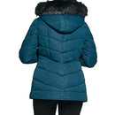 GUESS WOMENS COLD WEATHER HOODED PUFFER COAT - SIZE WOMEN S - TEAL - Brand New