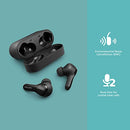 PHILIPS TRUE WIRELESS HEADPHONES WITH DUAL-MIC TAT3217BK/00 - BLACK - Like New