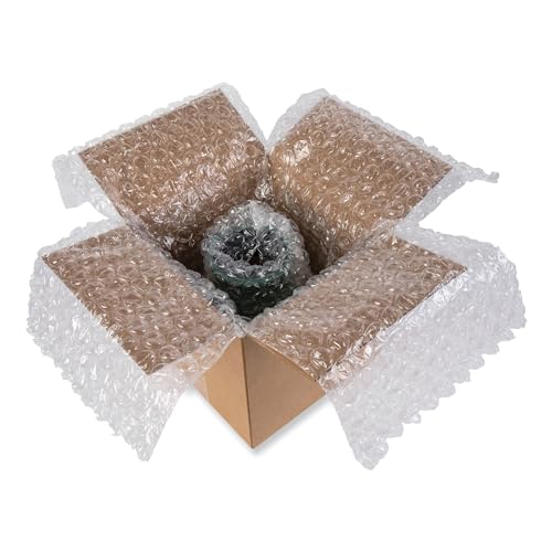 UNIVERSAL BUBBLE PACKAGING 0.19" THICK 12" X 175 FT PERFORATED EVERY 12" - CLEAR - Like New