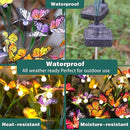 ALTSUCESER GARDEN SOLAR LIGHTS SOLAR BUTTERFLY LIGHTS OUTDOOR SOLAR GARDEN - Like New