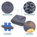 Awning Carpet - Blue/Grey HDPE groundsheet Stainless Steel Eyelets - Brand New