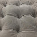 RULLENY CHAIR PADS AND SEAT CUSHIONS WITH TIES NON SLIP 2PC - LIGHT GRAY - Brand New