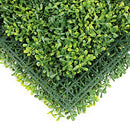 ULAND Artificial Plant Panel Patio Boxwood 20”x 20” 6 pack B06XKYC6HS - Green - Brand New