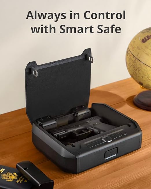 Eufy Security Wi-Fi S10 Smart Safe Biometric Gun Safe T7400111 - Black - Like New