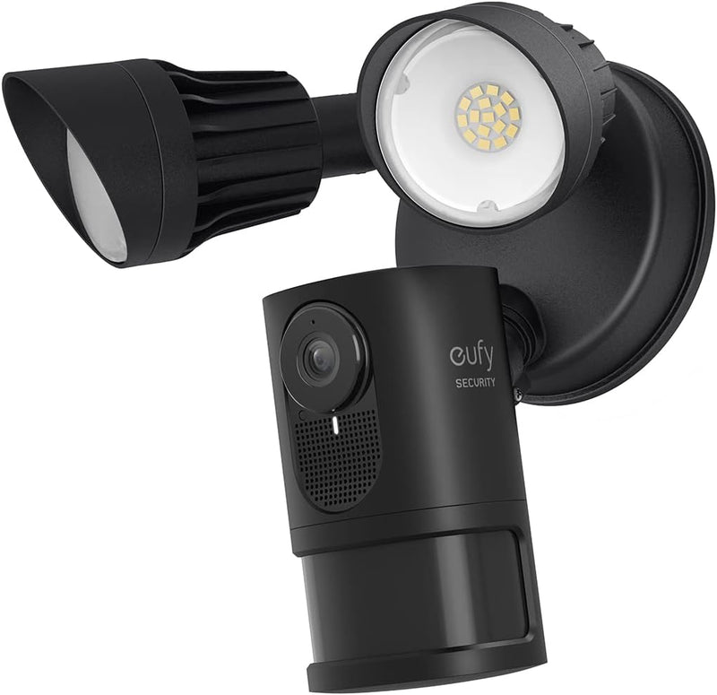 eufy Security Floodlight Camera E220 Built-in AI 2K Resolution - BLACK New