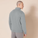 Amazon Essentials  Men's Fleece Zip Up Mock Neck Sweatshirt - Gray 2XL - Brand New