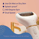 AMOPÉ PEDI PERFECT ELECTRIC CALLUS REMOVER FOOT FILE C0592V2.0 - WHITE - Brand New