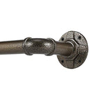 PLESIU N/H 1-Inch Industrial Curtain Rod, 28-48 Inch, Rustic Wrap, Gold Dots - Brand New