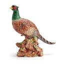 FITZ AND FLOYD FALL HARVEST PHEASANT CERAMIC FIGURINE, 10.75 INCH - Like New