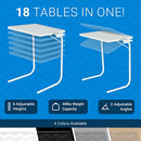 Table-Mate TV Tray Table | Portable Folding Dinner Tray, Couch Table Trays - Brand New