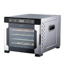 NUTRICHEF ELECTRIC COUNTERTOP FOOD DEHYDRATOR MACHINE - NCDH6S.5 - BLACK - Like New