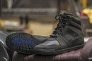 E08810 BATES MARAUDER PERFORMANCE MEN'S MOTORCYCLE BOOTS SIZE MEN 7 BLACK - Like New