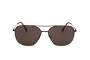 Hugo Boss 1OT6270 Matte Brown Dark Ruthenium Size 62 Sunglasses Man - Like New