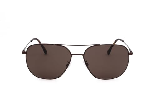 Hugo Boss 1OT6270 Matte Brown Dark Ruthenium Size 62 Sunglasses Man - Like New