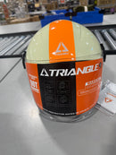 TRIANGLE DOT APPROVED RETRO 3/4 OPEN FACE MOTORCYCLE HELMET MOTORBIKE SMALL - Like New