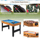 ARLIME 3 in 1 Multi Game Table, 48'' Foosball Desk w/Billiards, Slide Hockey - Like New