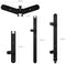 FITVIDS WEIGHT PLATE STORAGE RACK WEIGHT PLATE HOLDER WALL MOUNTED BUMPER PLATE - Like New