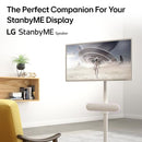 LG 27" Class StanbyMe 1080p Portable Touch-Screen Monitor 27ART10AKPL - Beige - Like New