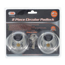 2pk .75in Disc Lock Set