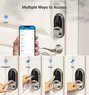VEISE SMART LOCK FINGERPRINT DOOR LOCK 7-IN-1 KEYLESS RZ07 - SATIN NICKEL - Like New