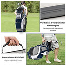 COSTWAY Lightweight Golf Cart Bag with Rain Cover 14 Divisions SP37827 - Navy - Brand New
