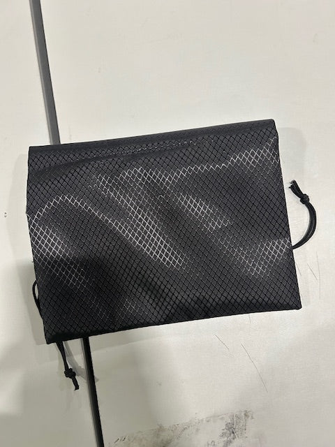 GENERIC BLACK 7" BY 10" DRAWSTRING BAG - BLACK - Like New