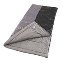 COLEMAN BISCAYNE BIG & TALL WARM-WEATHER SLEEPING BAG 40°F 6FT4IN TALL - GRAY - Like New