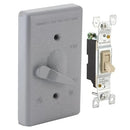 BELL HUBBELL 5121-0 TOGGLE SINGLE POLE 125V, 15A SWITCH, 1-GANG - GRAY - Brand New
