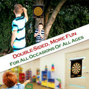 RABOSKY MAGNETIC DART BOARD KIDS MAGNET DARTS GAME FUN TOYS GIFTS - BLACK/YELLOW - Like New