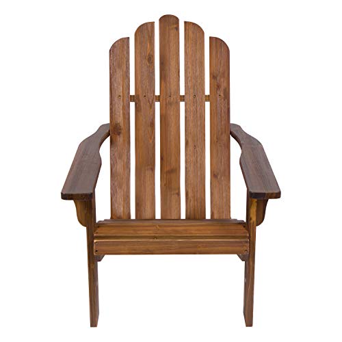 SHINE COMPANY MARINA ADIRONDACK CHAIR BACK & SEAT PRE-ASSEMBLED OAK - OAK - Like New