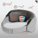 Sharper Image RealTouch™ Eye Mask, Massager, USB-C Rechargeable, 1016957 -Gray - Like New