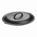 LODGED PRE-SEASONED CAST IRON LID REPLACEMENT SKILLET COVER 12 INCHES - BLACK - Like New