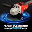 DOGTOOTH Max 21V 4-1/2'' Cordless Angle Grinder Set - B0DFTGGKD2 - Like New